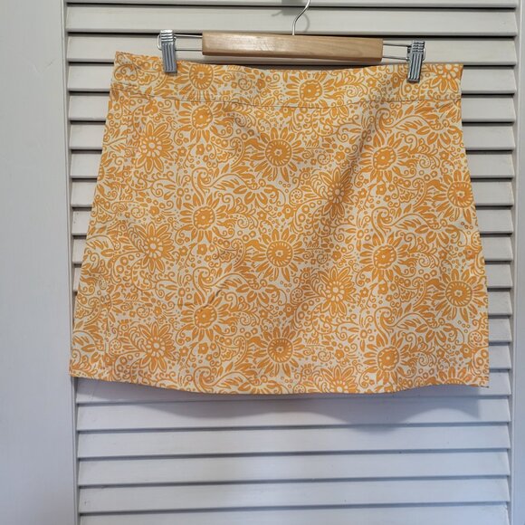 RipSkirt Hawaii Skirt Large 12- 14 Yellow Tuscan Sunflower Length 1 NWT - Picture 1 of 15